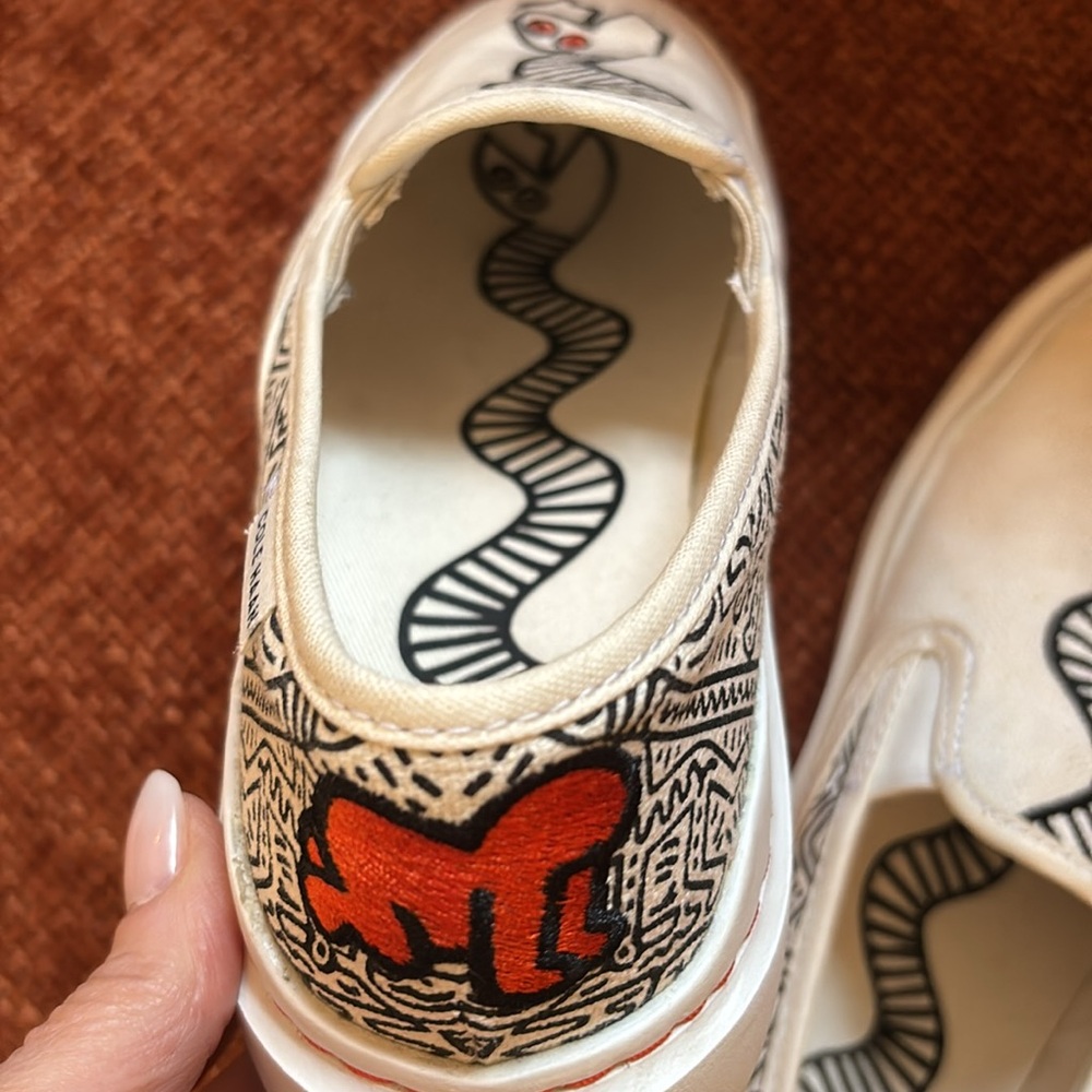 Cole Haan X Keith Haring Snake Grandpro Rally Sneakers Size 7 - Picture 8 of 10